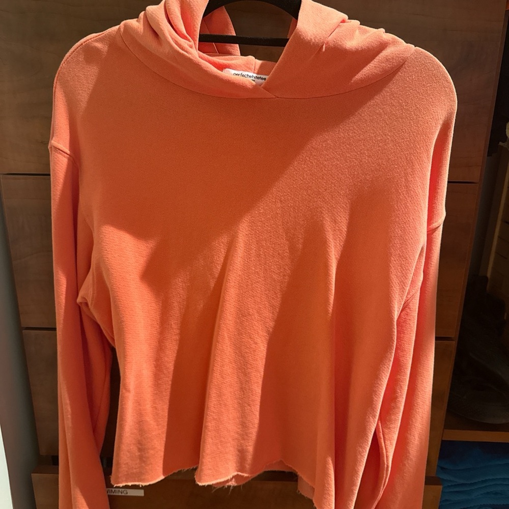 Perfectwhitetee Vibrant Orange Hoodie